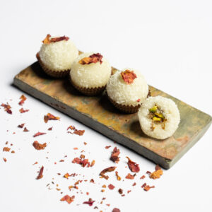 Rose Pista Coconut Laddoo